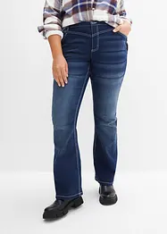 Jean thermo extensible avec intérieur douillet et surface grattée, Bootcut, John Baner JEANSWEAR