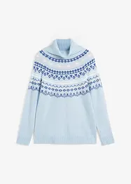 Pull col roulé norvégien, bonprix