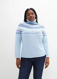 Norweger-Rollkragenpullover, bonprix