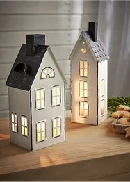 Windlicht im Haus-Design (2-tlg.Set), bonprix