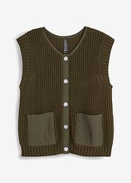 Gilet sans manches en maille, RAINBOW
