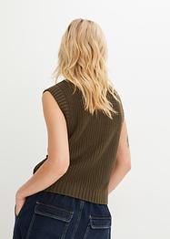 Gilet sans manches en maille, RAINBOW