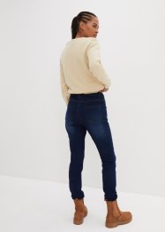 High-Waist-Thermo- Mom- Jeans, mit Komfortbund, bpc bonprix collection