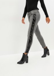Skinny-Jeans mit Pailletten, BODYFLIRT