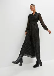 Maxikleid mit Glitzereffekt, bonprix