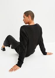 Pull en jacquard à effet brillant, BODYFLIRT