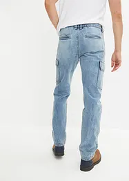 Loose Fit Cargo-Jeans mit recycelter Baumwolle, Straight, John Baner JEANSWEAR