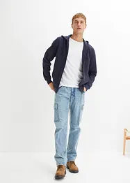 Loose Fit Cargo-Jeans mit recycelter Baumwolle, Straight, John Baner JEANSWEAR