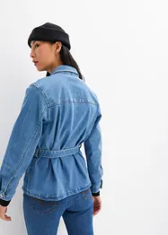 Veste en jean cargo avec ceinture, bonprix