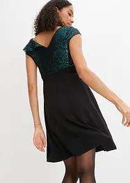 Kleid mit Pailletten, bonprix