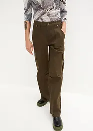 Pantalon cargo en twill, RAINBOW