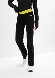 Pantalon de sport en coton, jambes évasées, bonprix