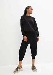 Loungewear Haremshose in Caprilänge, bonprix