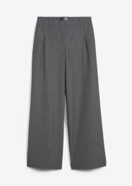 Pantalon large à pinces avec taille haute confortable et ajustable, bpc bonprix collection