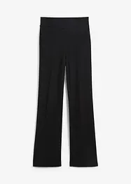 Punto-Di-Roma Hose mit High-Waist-Rundumbequembund, Flared, bonprix