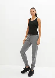 Pantalon de jogging à finitions élastiquées, bonprix