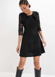 Kleid mit Spitzenärmel, BODYFLIRT boutique