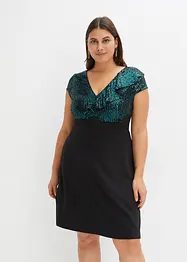 Kleid mit Pailletten, bonprix