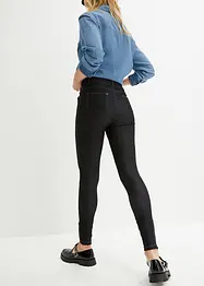 Leggings in Jeansoptik mit Zipper, bonprix