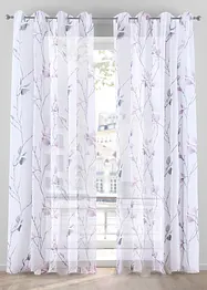 Gardine aus leichtem Voile (1er Pack), bonprix