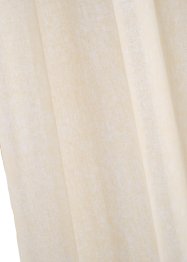 Rideau opaque avec coton (ens. 2 pces), bpc living bonprix collection