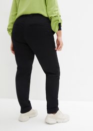 Pantalon chino extensible avec taille confortable et revers, bonprix