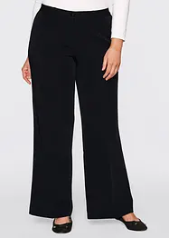 Pantalon stretch à taille élastiquée, Flare, bonprix