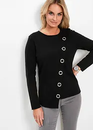 Feinstrickpullover mit Nietendetails, bonprix