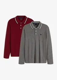 Lot de 2 polos 100% coton, bonprix