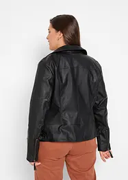Lederimitat-Jacke aus reiner Viskose, bonprix