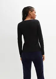 Langarmshirt aus reiner Bio-Baumwolle, bonprix