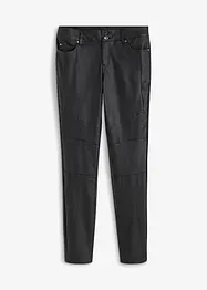 Lederimitat-Hose mit Biker-Details, bonprix