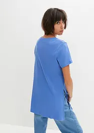 T-shirt long fendu sur le côté, bonprix