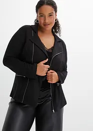 Biker-Shirtjacke aus Viskose-Mix, bonprix