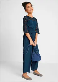 Jumpsuit mit Spitze, bonprix