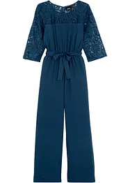 Jumpsuit mit Spitze, bonprix