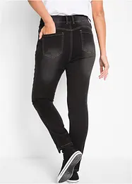 Jean slim taille haute, super stretch, bonprix