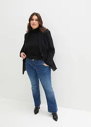 Jean bootcut taille mi-haute, extensible, bonprix