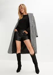 Kurze Lederimitat-Shorts, bonprix