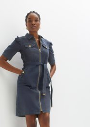 Jeans-Kleid mit Reißverschluss, BODYFLIRT boutique