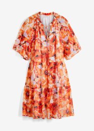Kleid mit Volants aus recyceltem Polyester, BODYFLIRT