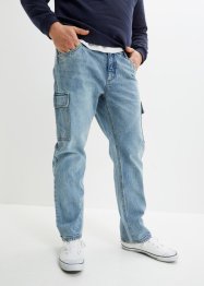 Loose Fit Cargo-Jeans mit recycelter Baumwolle, Straight, John Baner JEANSWEAR