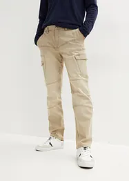 Regular Fit Cargo-Stretch-Jeans, Straight, bonprix