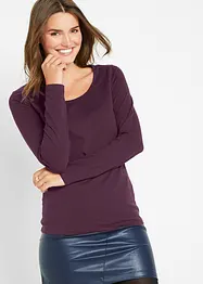 Figurbetontes Langarmshirt, bonprix