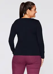 Figurbetontes Langarmshirt, bonprix