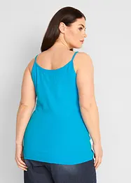 Lot de 3 tops à fines bretelles 100% coton, bonprix