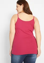 Lot de 3 tops à fines bretelles 100% coton, bonprix