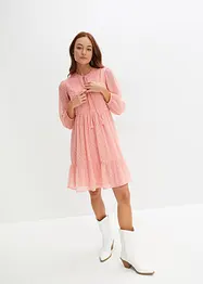 Robe en crêpe texturé, bonprix