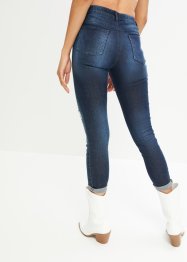 Skinny-Jeans verkürzt mit Destroy-Details, RAINBOW
