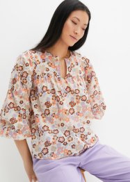 Bedruckte Bluse aus Bio-Baumwolle, RAINBOW
